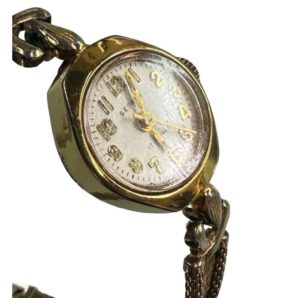 Benrus Vintage Ladies Watch – Working – Speidel 10K Gold Filled Band